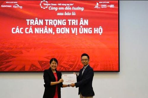 Sharp tích cực đồng hành hỗ trợ người dân bị ảnh hưởng bởi bão lũ