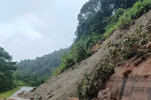Mưa lớn gây sạt lở núi nhiều nơi ở Nghệ An