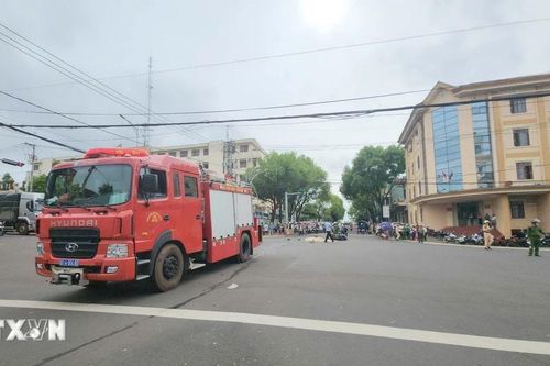 Gia Lai: Một thanh niên tử vong sau va chạm với xe cứu nạn cứu hộ
