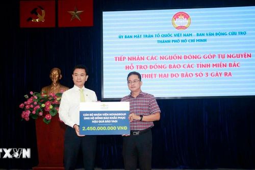 TP Hồ Chí Minh tiếp nhận hơn 192 tỷ đồng ủng hộ đồng bào bị ảnh hưởng bão số 3
