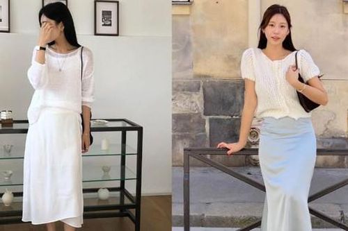 10 cách diện chân váy suông đơn giản mà đẹp trong mùa thu