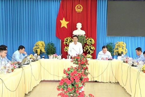 Châu Đốc tiếp và làm việc đoàn kiểm tra tỉnh về chuyển đổi số