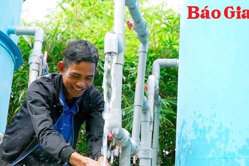 Người dân buôn Ma Giai không còn nỗi lo 'khát' nước sạch