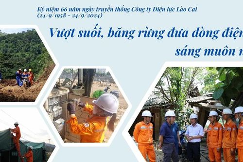 Vượt suối, băng rừng đưa dòng điện sáng muôn nơi