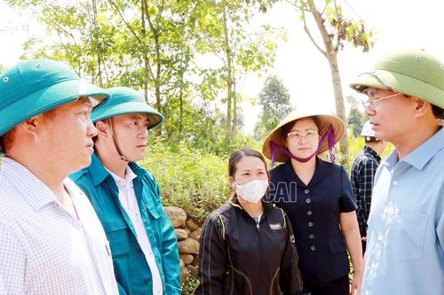 Bí thư Tỉnh ủy Đặng Xuân Phong kiểm tra công tác khắc phục hậu quả thiên tai tại huyện Bát Xát