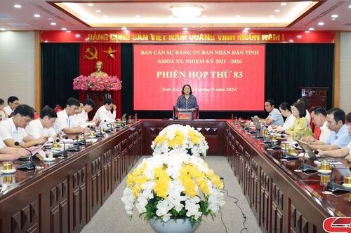 Phiên họp thứ 83, Ban cán sự Đảng UBND tỉnh
