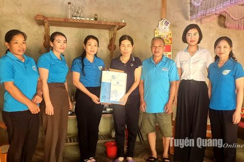 Hỗ trợ hội viên vơi bớt khó khăn sau lũ