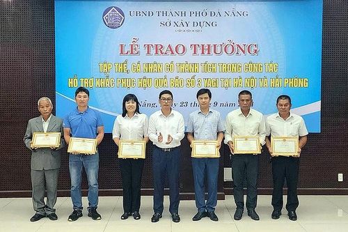 Ngành Xây dựng thành phố Đà Nẵng ủng hộ hơn 500 triệu đồng khắc phục hậu quả bão Yagi