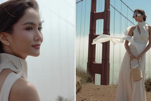 2 kiểu áo dài giúp H'Hen Niê 'ghi điểm' nhan sắc trên đất Mỹ