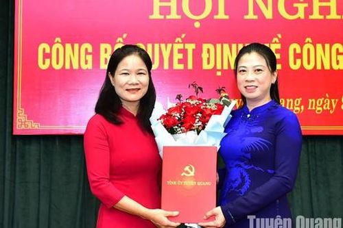 Bổ nhiệm 2 nữ Phó Trưởng Ban Dân vận Tỉnh ủy, Thị ủy