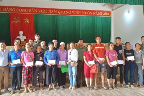Cục An ninh nội địa, Bộ Công an hỗ trợ người dân bị ảnh hưởng bão