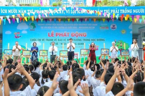 Phát động cuộc thi vẽ tranh về bảo vệ môi trường trong học đường với chủ đề 'Ngôi trường xanh'