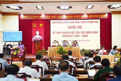 HĐND tỉnh Thừa Thiên Huế thông qua 23 Nghị quyết