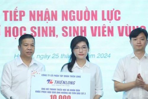 Trung ương Đoàn tiếp nhận nguồn lực hỗ trợ học sinh, sinh viên các tỉnh bị ảnh hưởng do bão số 3