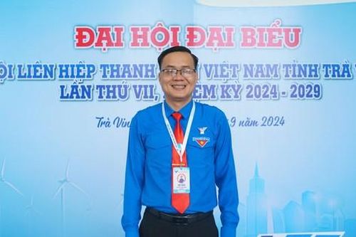 Anh Nguyễn Thanh Nhã tái đắc cử Chủ tịch Hội LHTN Việt Nam tỉnh Trà Vinh khóa mới