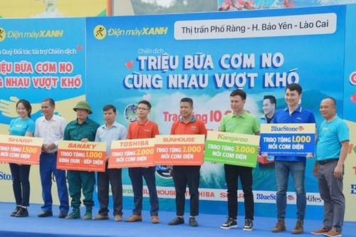 Điện máy Xanh tặng 10.000 nồi cơm điện hỗ trợ đồng bào sau thiên tai