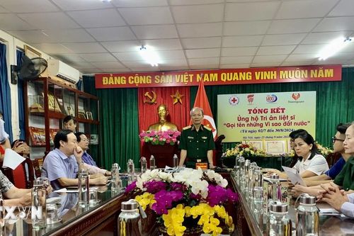 Chiến dịch nhắn tin 'Tri ân liệt sỹ-2024': Vận động được trên 1,8 tỷ đồng