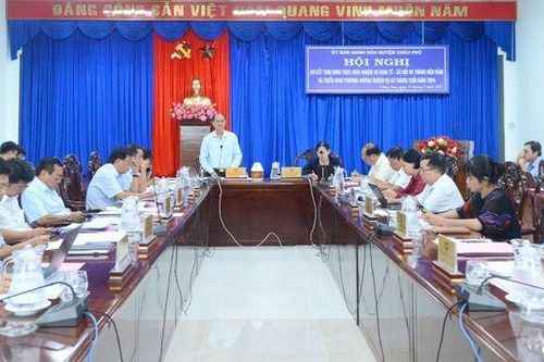 UBND huyện Châu Phú đánh giá tình hình phát triển kinh tế - xã hội 9 tháng của năm 2024