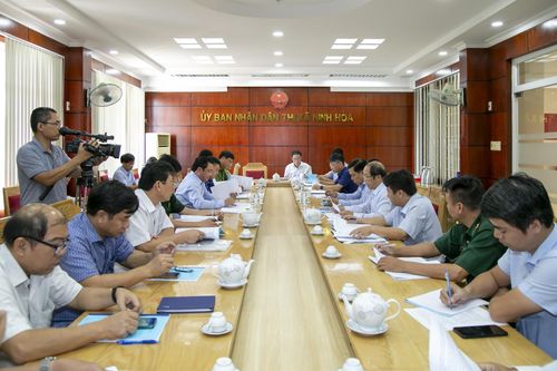 Kiểm tra phòng chống thiên tai tại thị xã Ninh Hòa