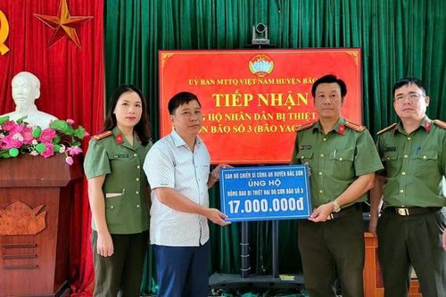 Bắc Sơn tiếp nhận trên 300 triệu ủng hộ người dân bị ảnh hưởng bởi cơn bão số 3