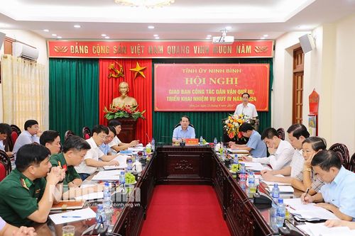 Giao ban công tác Dân vận quý III