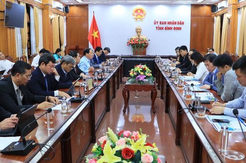 Doanh nghiệp Hàn Quốc muốn đầu tư về lĩnh vực đô thị, công nghiệp ở Bình Định