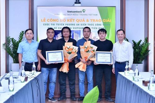 Viện VIAr đoạt giải Ba cuộc thi tuyển phương án kiến trúc công trình Vietcombank Tiền Giang