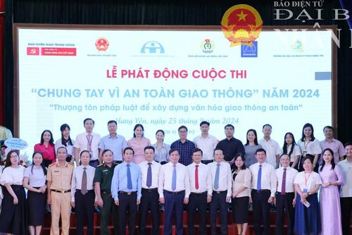 Phát động cuộc thi 'Chung tay vì an toàn giao thông năm 2024'