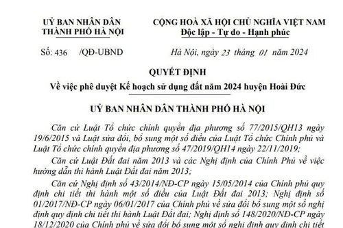 Hoài Đức (Hà Nội): Dự án đầu tư công chưa chuyển đổi mục đích sử dụng đất đã 'vội' thi công