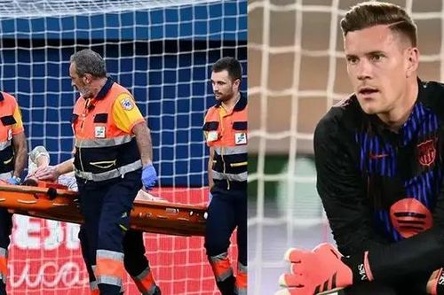 Thủ môn Ter Stegen của Barcelona gặp chấn thương