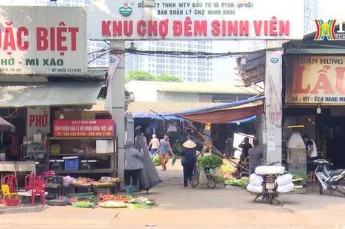 Chợ đầu mối Minh Khai lộn xộn và nhếch nhác