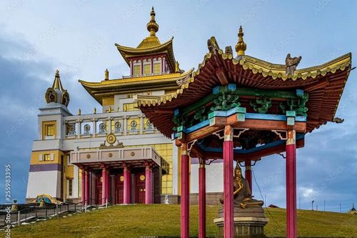 Ngôi chùa nổi tiếng ở Cộng hòa Kalmykia, LB Nga