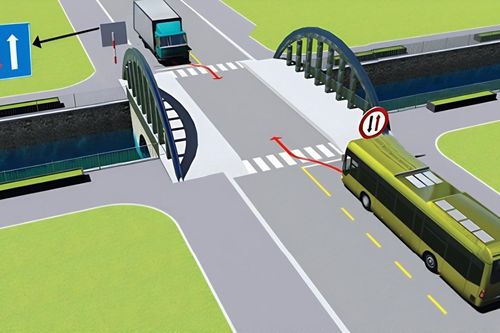 Cùng đi qua cầu hẹp, xe nào phải nhường đường?
