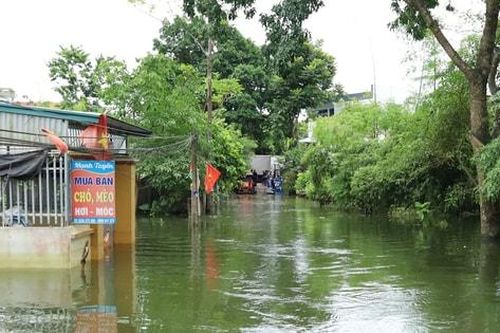 Lũ sông rút nhanh, ngoại thành Hà Nội còn ngập lụt 3-5 ngày