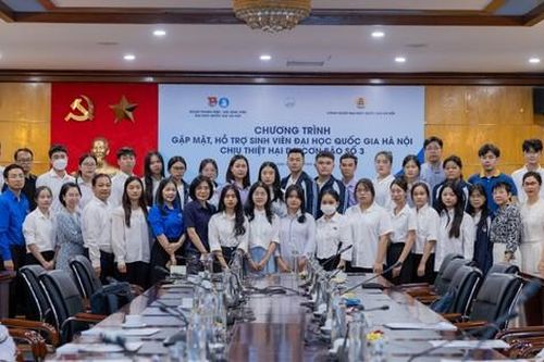 Đoàn thanh niên ĐH Quốc gia Hà Nội hỗ trợ sinh viên bị ảnh hưởng bởi bão số 3