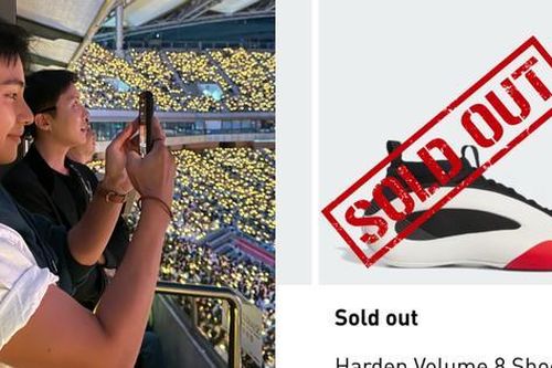 Đang nhập ngũ, V BTS vẫn làm 'cháy hàng' một mẫu giày khi tới xem concert IU