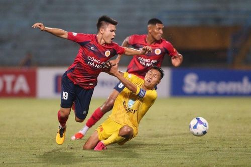Quang Hải, Đình Bắc đá chính khi Công an Hà Nội tiếp Lion City Sailors