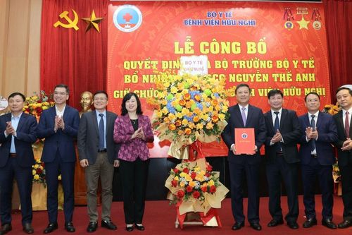 Bổ nhiệm TS Nguyễn Thế Anh làm Giám đốc Bệnh viện Hữu Nghị