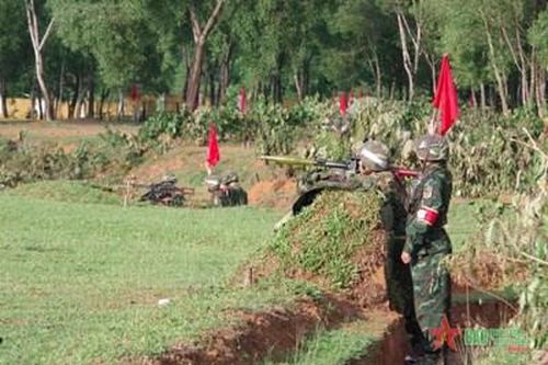 Sư đoàn 968 (Quân khu 4) diễn tập chiến đấu tiến công vào khu vực địch phòng ngự