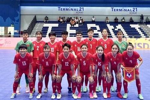Đội tuyển futsal nữ Việt Nam thắng đậm tuyển Trung Quốc
