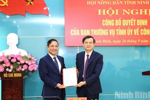 Ninh Bình có tân Chủ tịch Hội Nông dân tỉnh