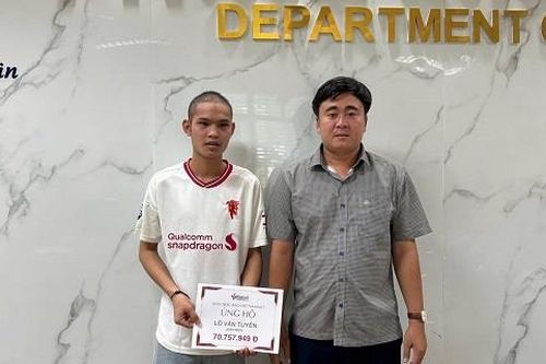 Anh Lò Văn Tuyên bị ung thư hạch được ủng hộ gần 70 triệu đồng