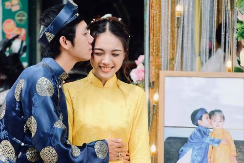 Chàng trai Bình Định cưới được vợ xinh như hoa nhờ nụ hôn trộm lúc 3 tuổi