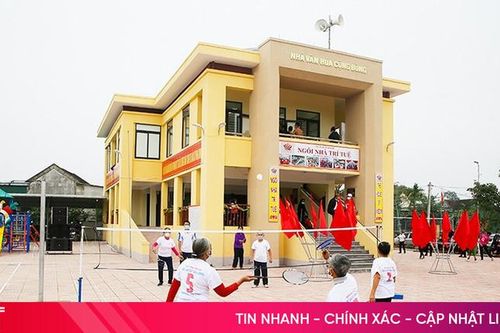 Hỗ trợ hơn 3,4 tỷ đồng xây dựng thiết chế văn hóa, thể thao cơ sở