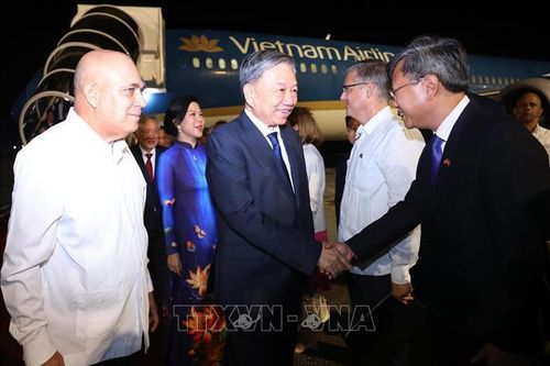 Tổng Bí thư, Chủ tịch nước Tô Lâm đến La Habana, bắt đầu chuyến thăm cấp Nhà nước Cuba