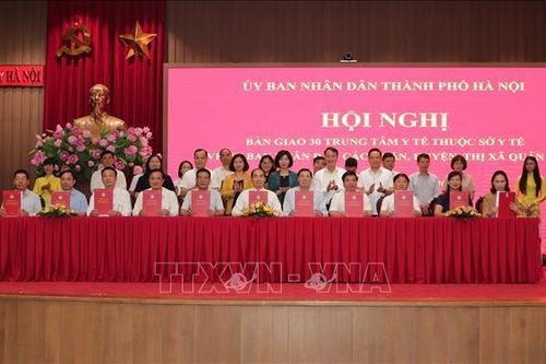Hà Nội: Từ ngày 1/10, các quận, huyện, thị xã quản lý 30 trung tâm y tế