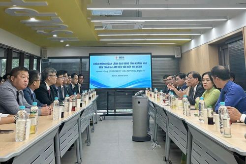 Đoàn công tác tỉnh Khánh Hòa làm việc với Hiệp hội Doanh nhân và Đầu tư Việt Nam - Hàn Quốc