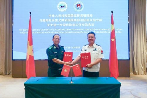 Tăng cường hợp tác giữa Bộ đội Biên phòng Việt Nam và Cục Quản lý Di dân quốc gia Trung Quốc