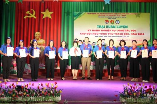 Tổng kết trại huấn luyện kỹ năng nghiệp vụ công tác đội