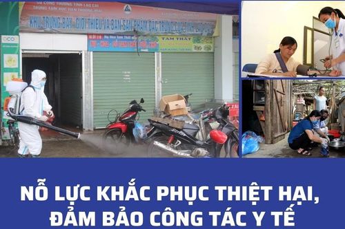 Nỗ lực khắc phục thiệt hại, đảm bảo công tác y tế